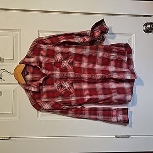 Eddie Bauer plaid flannel shirt